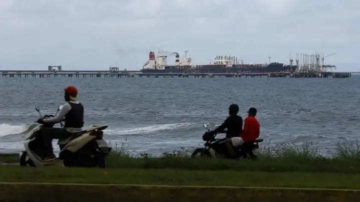 U.S. Forces Seize Seventh Venezuela Linked Oil Tanker in Caribbean (Video)